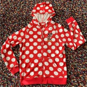 Minnie Mouse Disneyland Hooded Zip Up children’s XL